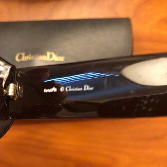 VINTAGE CHRISTIAN DIOR GOLD CANAGE (2006 40C) SUNGLASSES - Picture 4 of 12